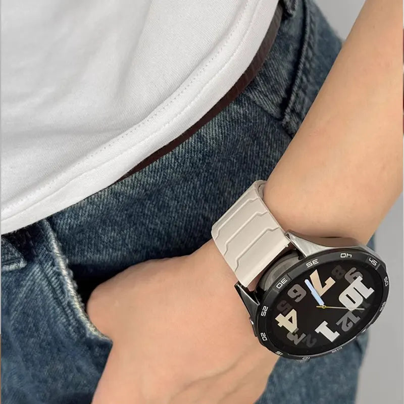 Magnetic Silicone Strap for Huawei Watch GT5 / GT6 / GT6 Pro
