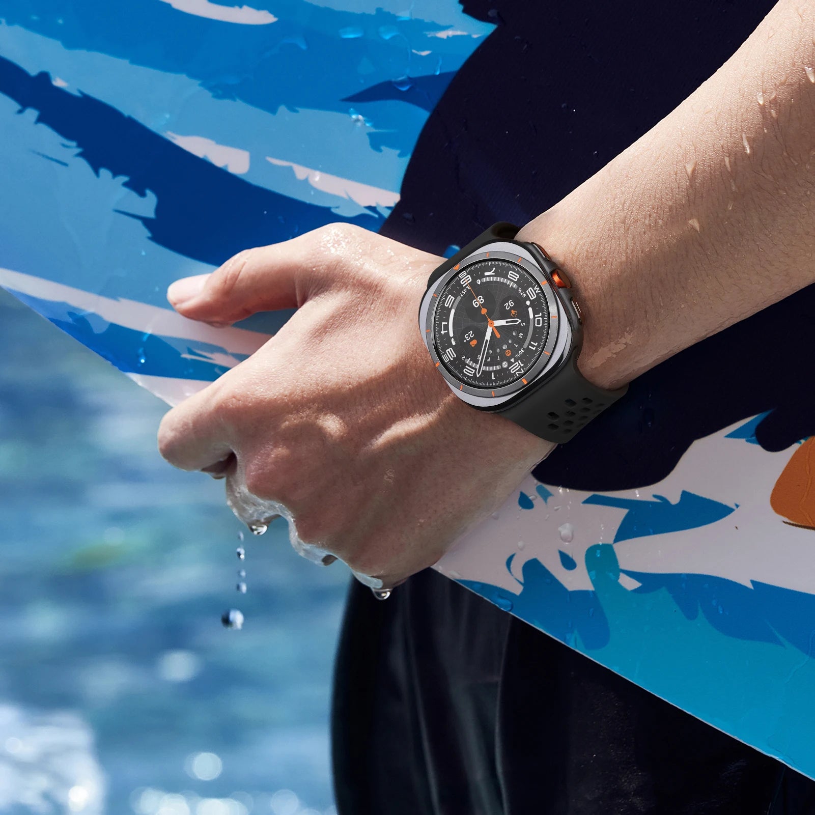 Magnetic Silicone Strap for Samsung Galaxy Watch Ultra