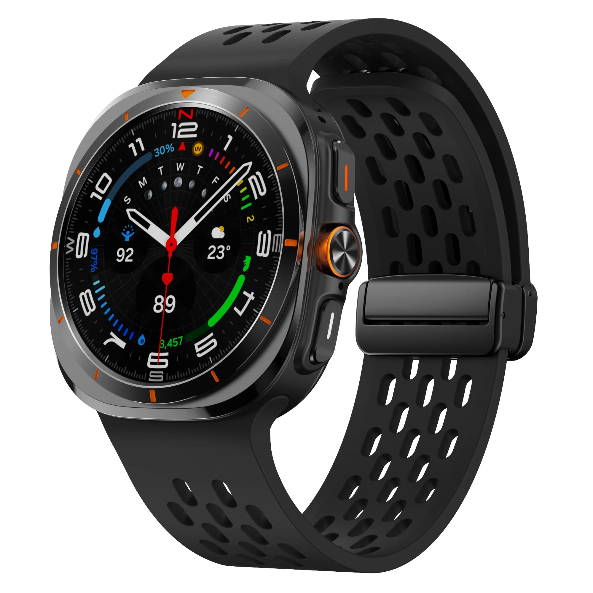 Magnetic Silicone Strap for Samsung Galaxy Watch Ultra