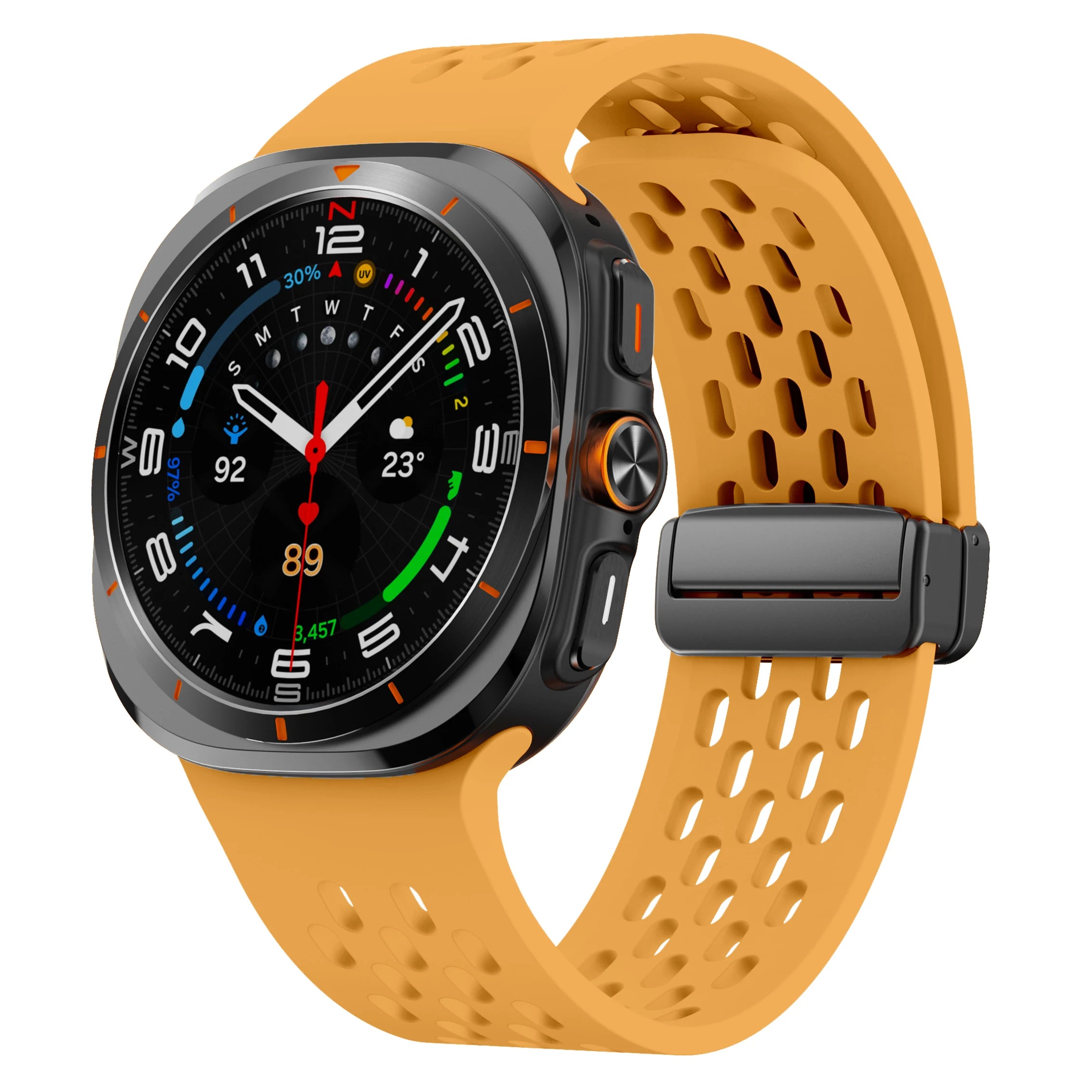 Magnetic Silicone Strap for Samsung Galaxy Watch Ultra