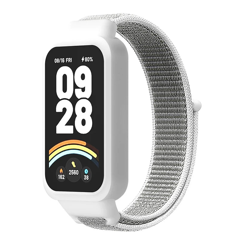 Silicone Strap + PC Protective Case for Mi Band 9 Active