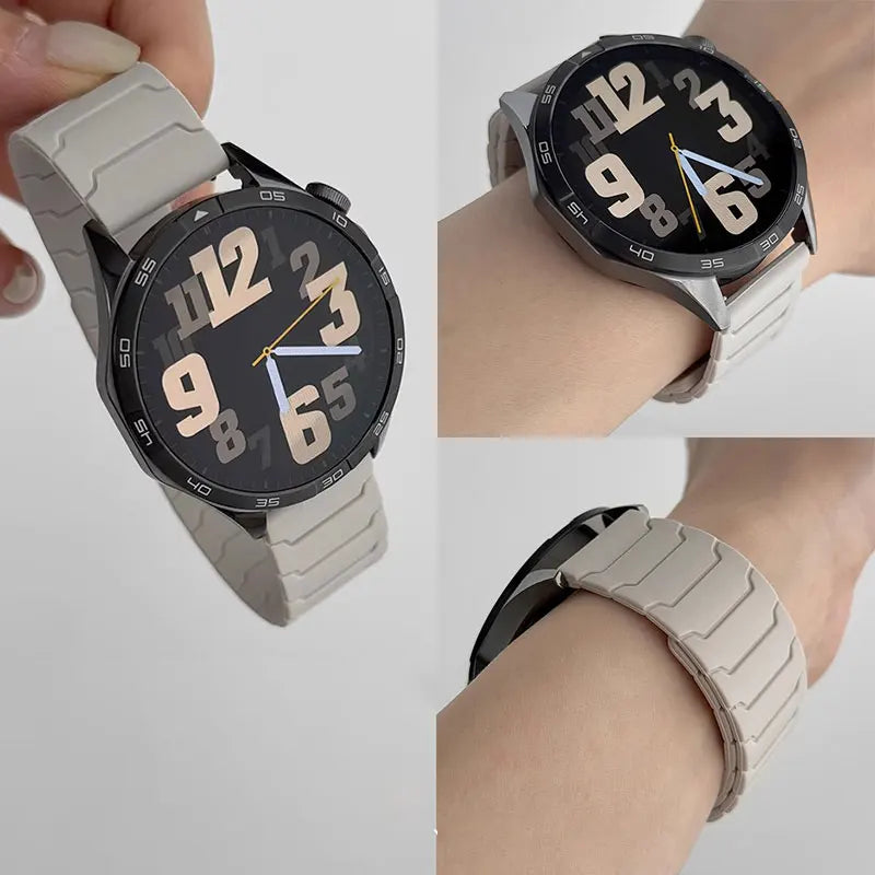 Magnetic Silicone Strap for Huawei Watch GT5 / GT6 / GT6 Pro