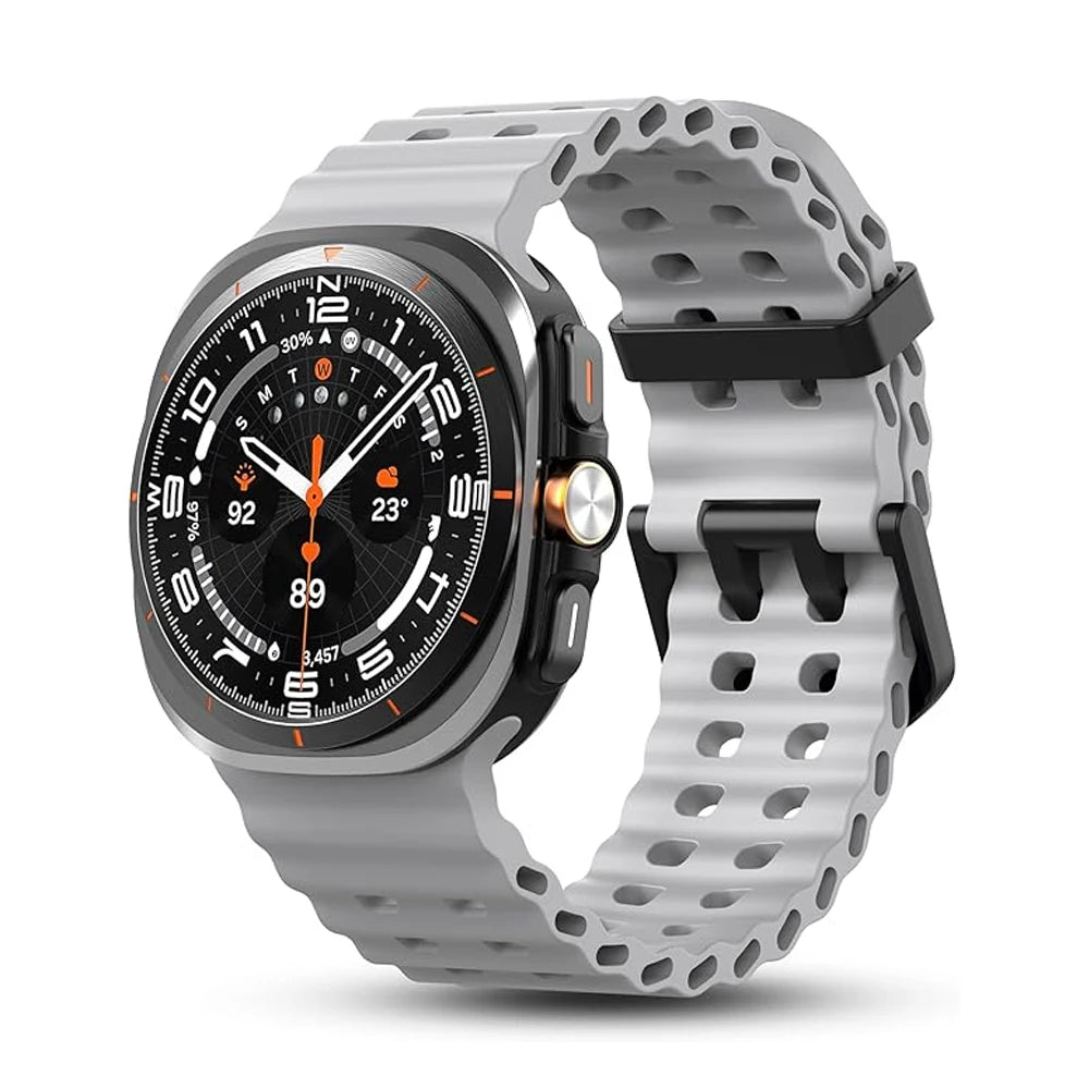 Marine Sport Silicone Strap for Samsung Galaxy Watch Ultra