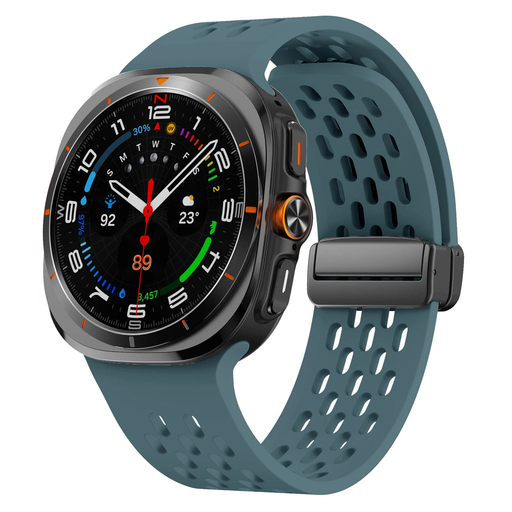Magnetic Silicone Strap for Samsung Galaxy Watch Ultra