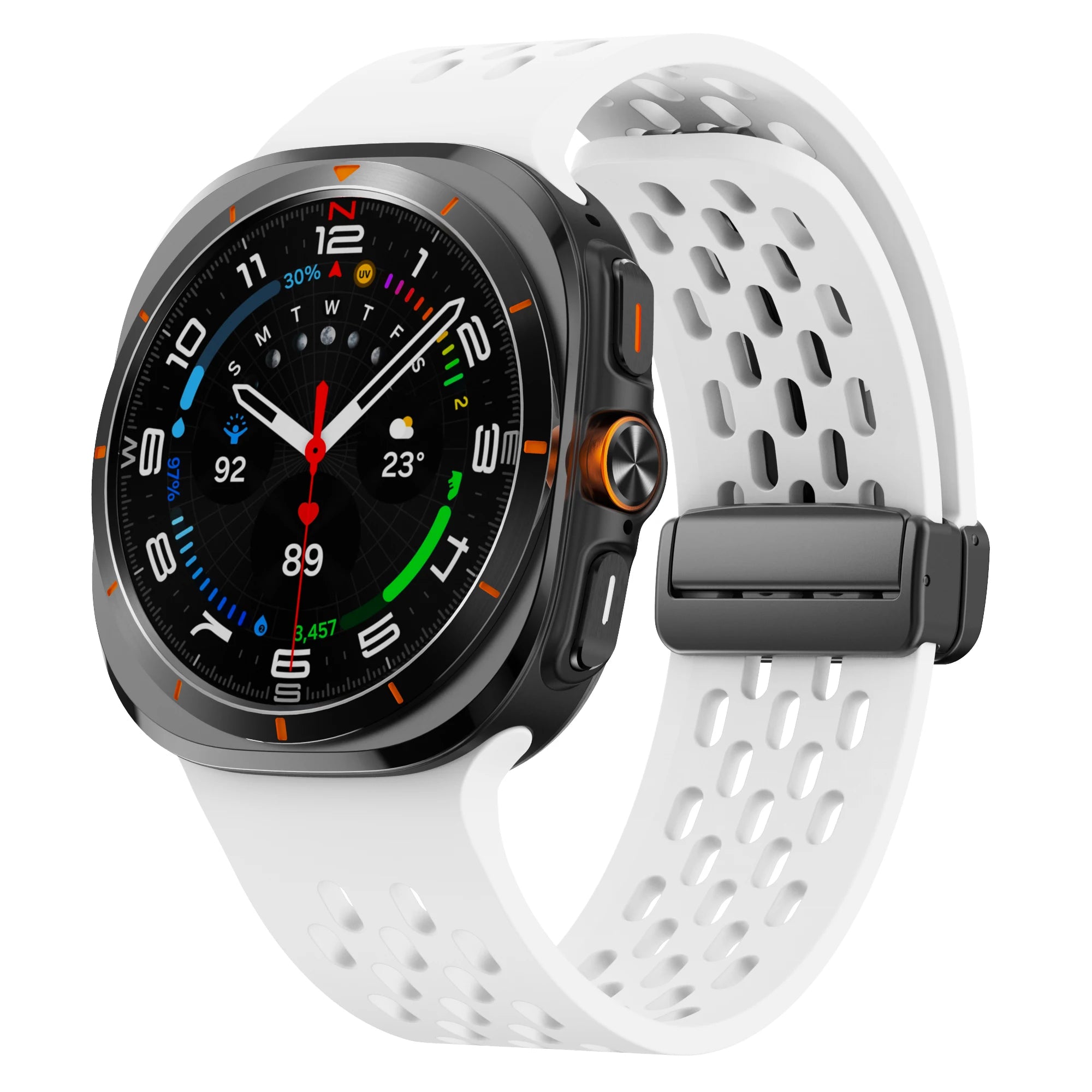 Magnetic Silicone Strap for Samsung Galaxy Watch Ultra