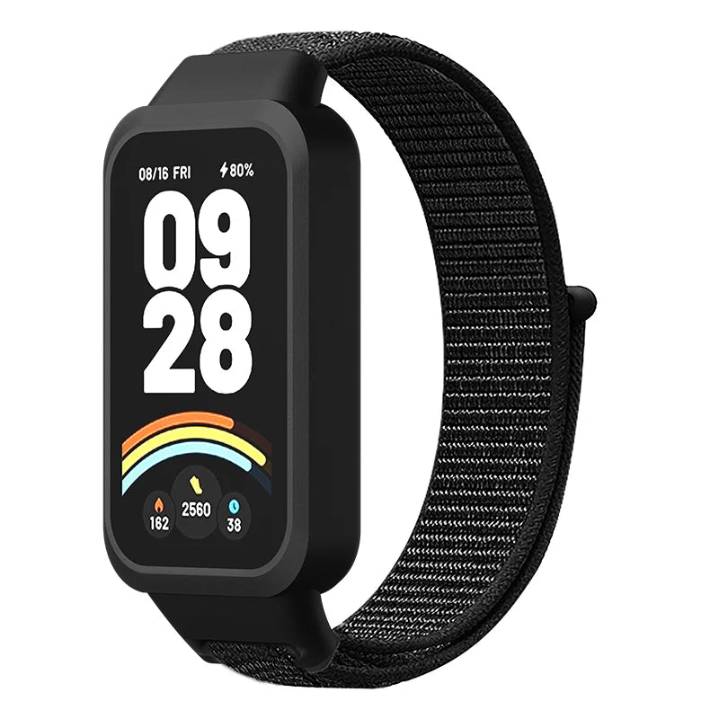 Silicone Strap + PC Protective Case for Mi Band 9 Active