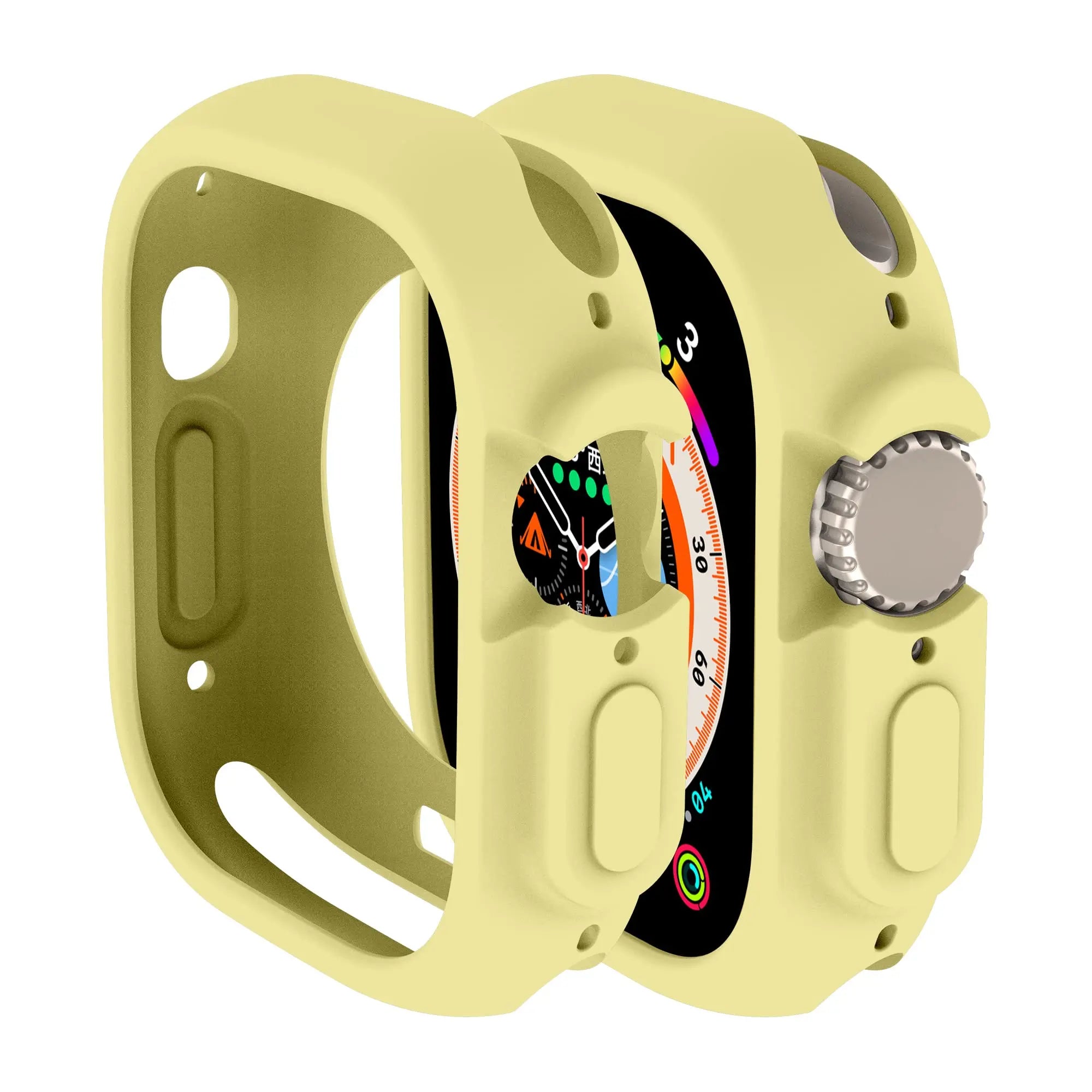 Soft Silicone Protective Case for Apple Watch Ultra (1/2/3)