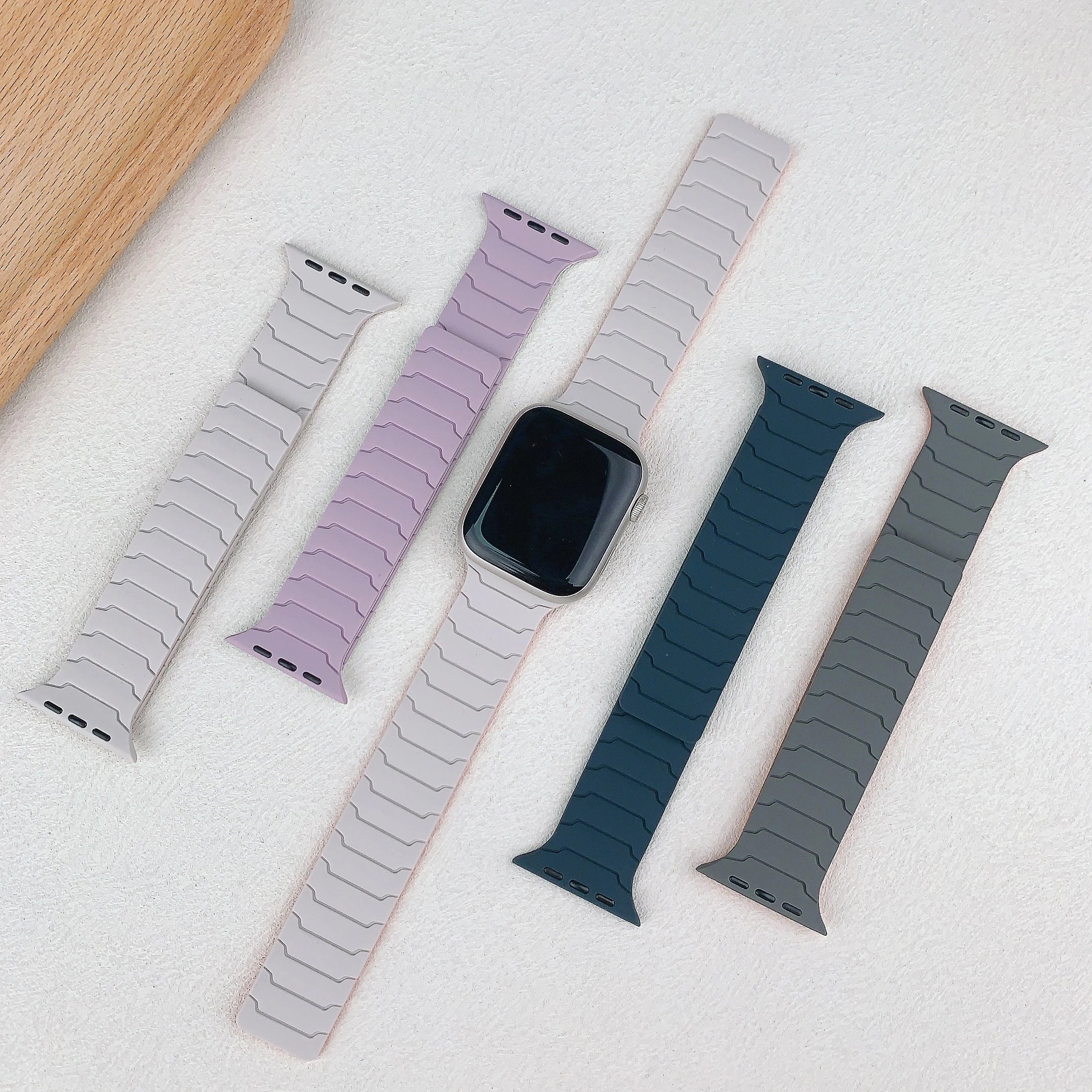 Magnetic Flex Silicone Strap for Apple Watch
