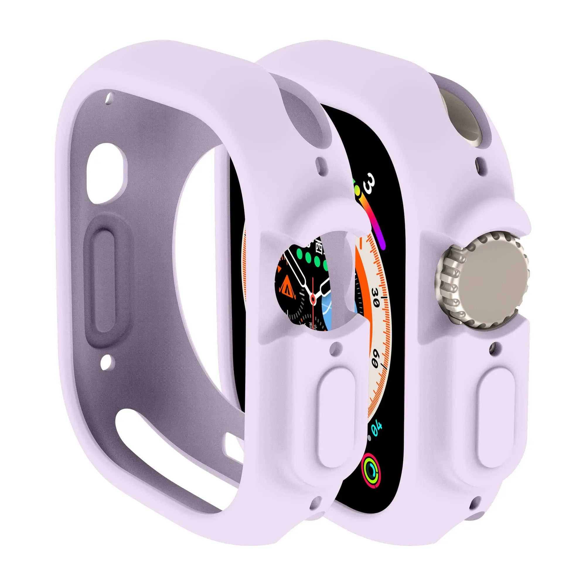 Soft Silicone Protective Case for Apple Watch Ultra (1/2/3)