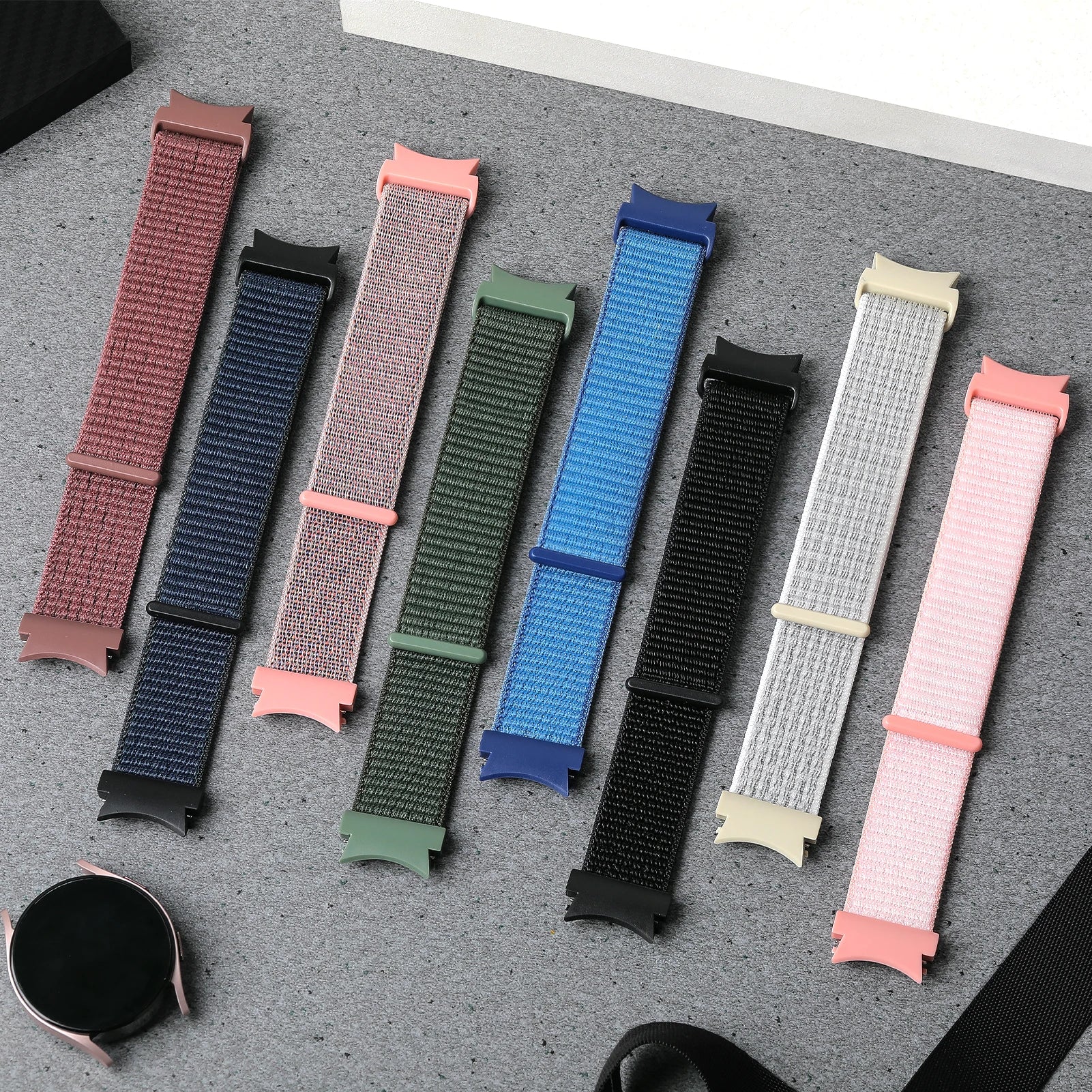 No-Gap Nylon Sport Loop Strap for Samsung Galaxy Watch
