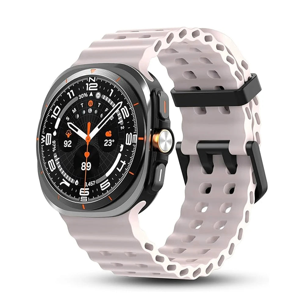 Marine Sport Silicone Strap for Samsung Galaxy Watch Ultra