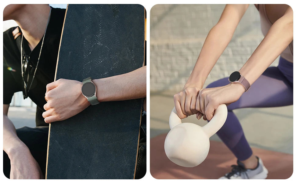 No-Gap Nylon Sport Loop Strap for Samsung Galaxy Watch