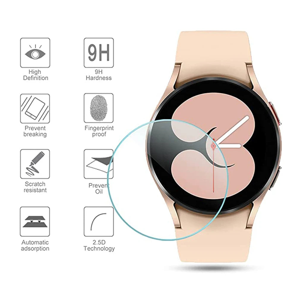 Tempered Glass Screen Protector for Samsung Galaxy Watch (3-Pack)