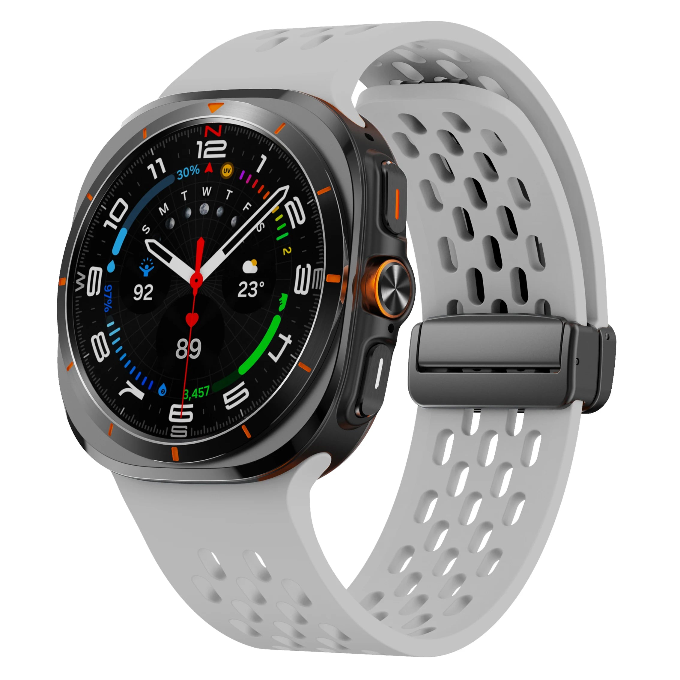 Magnetic Silicone Strap for Samsung Galaxy Watch Ultra