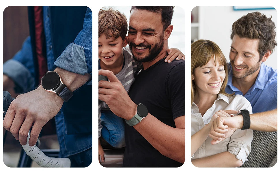 No-Gap Nylon Sport Loop Strap for Samsung Galaxy Watch