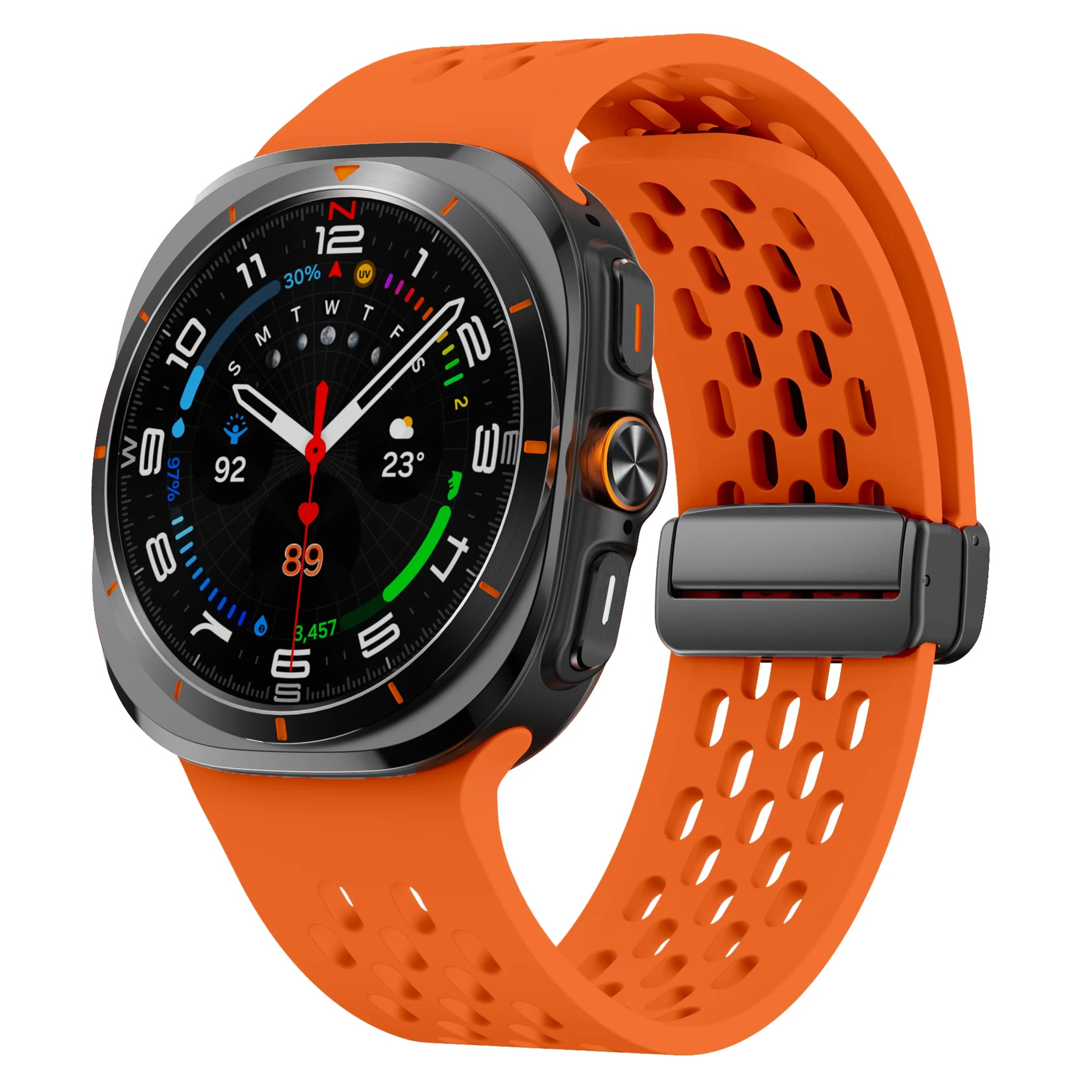 Magnetic Silicone Strap for Samsung Galaxy Watch Ultra