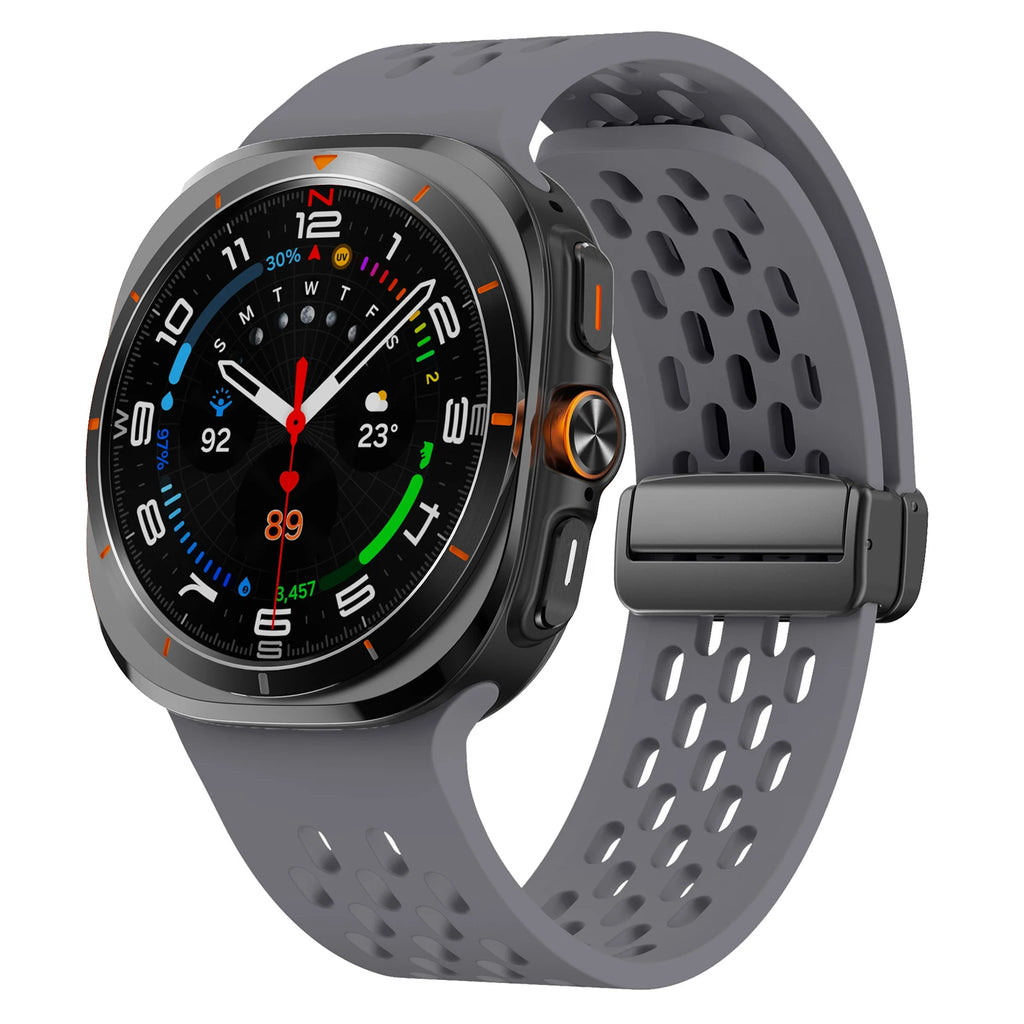 Magnetic Silicone Strap for Samsung Galaxy Watch Ultra