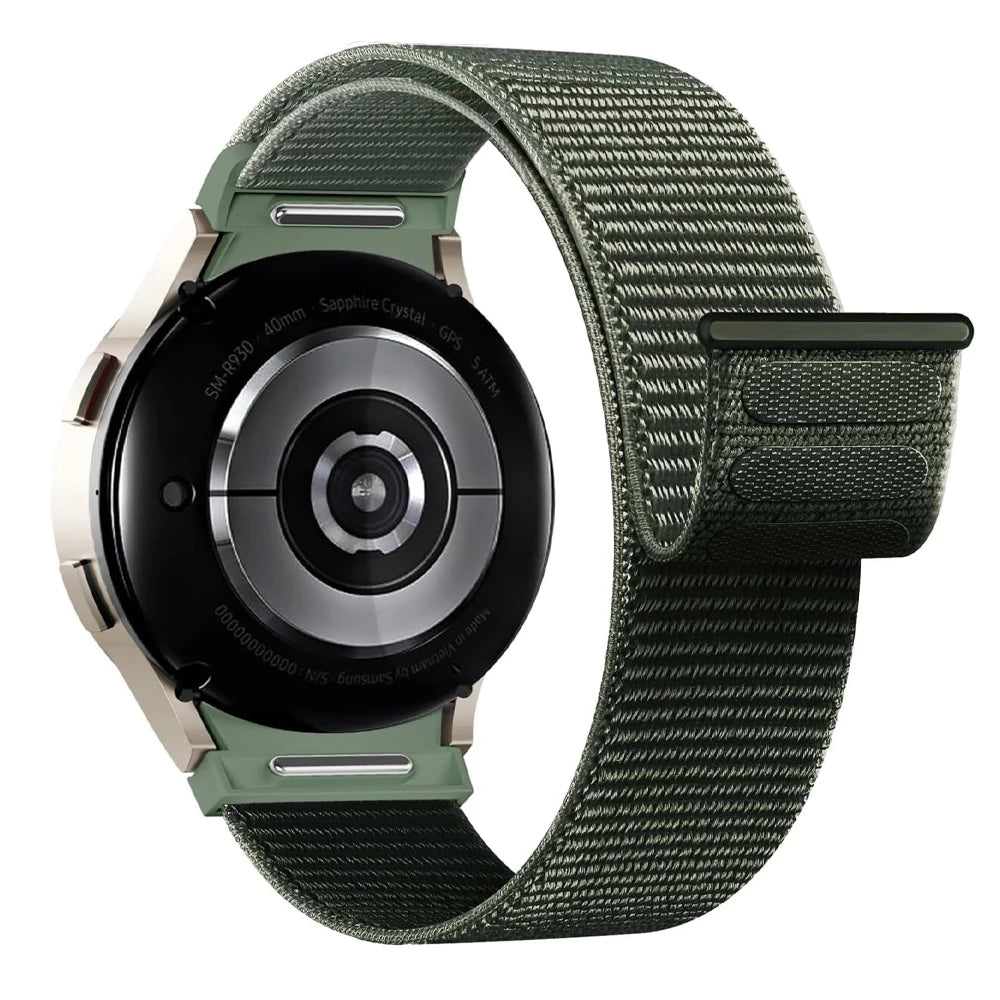 No-Gap Nylon Sport Loop Strap for Samsung Galaxy Watch