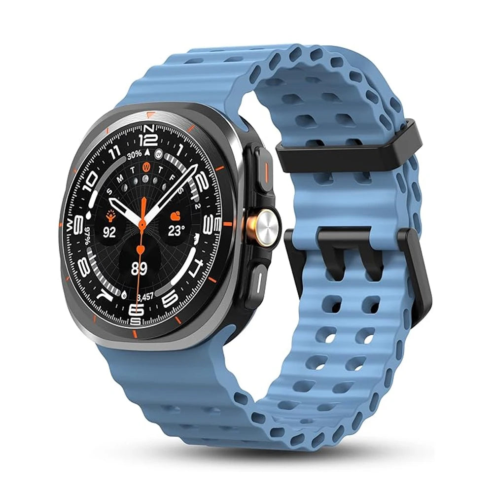 Marine Sport Silicone Strap for Samsung Galaxy Watch Ultra
